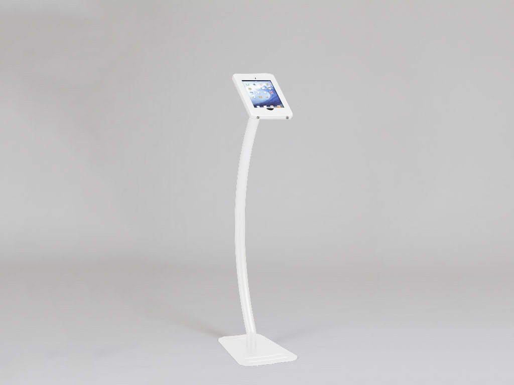 MOD-1336 Portable iPad Kiosk -- White