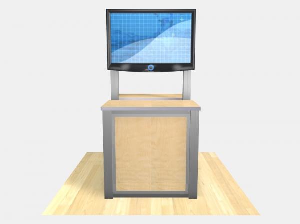 RE-1233 / Double-Sided Rectangular Counter Kiosk - Image 4